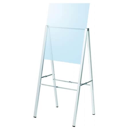 Testrite Visual Products Outdoor Sign Frames 22 in.X28 in. Silver A Frame AF22-S